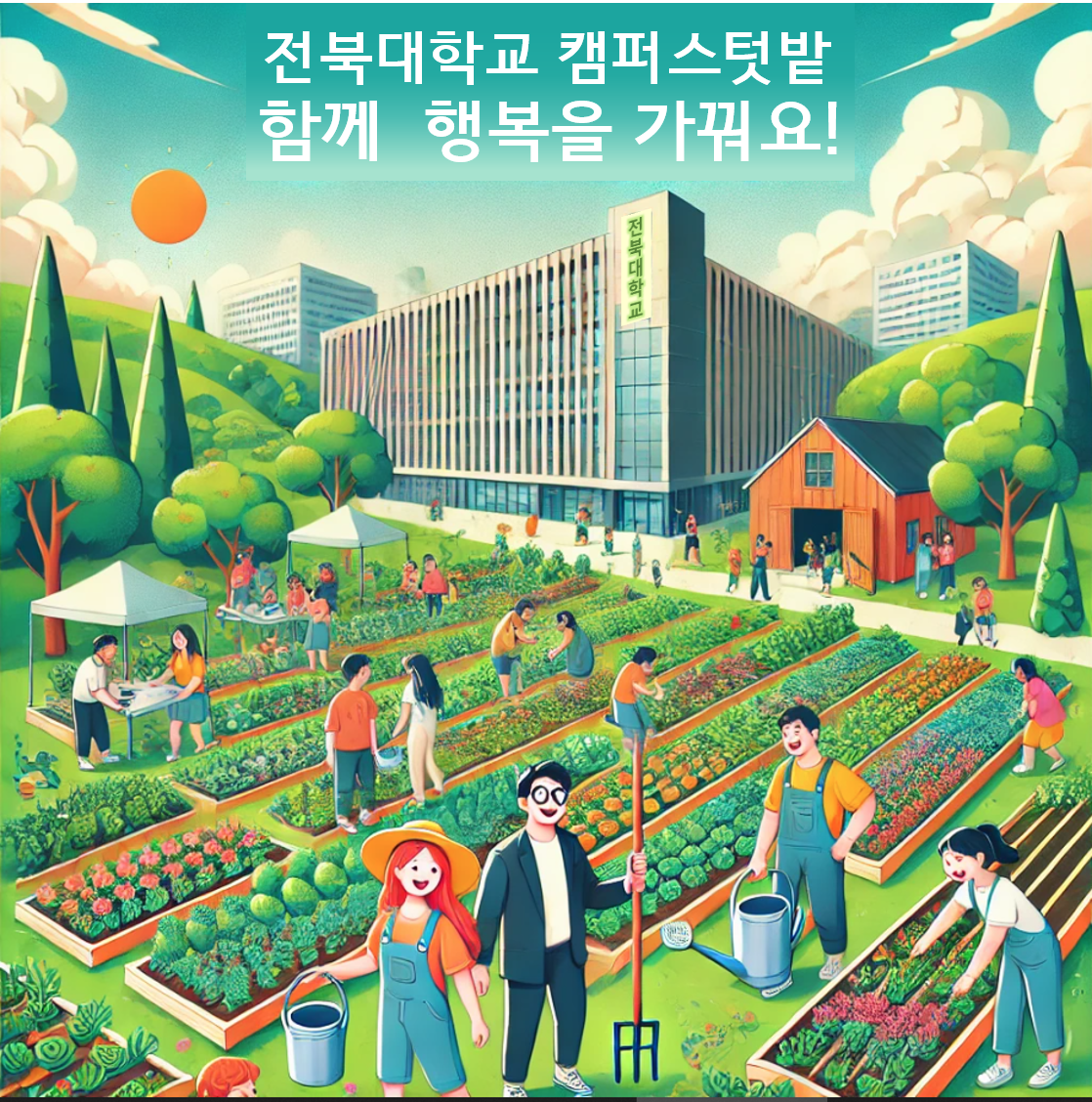 2024 캠퍼스텃밭 포스터 공모전 수상작 1번째 첨부파일 이미지
